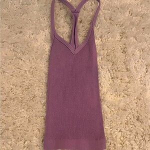 Free People purple shimmer tank